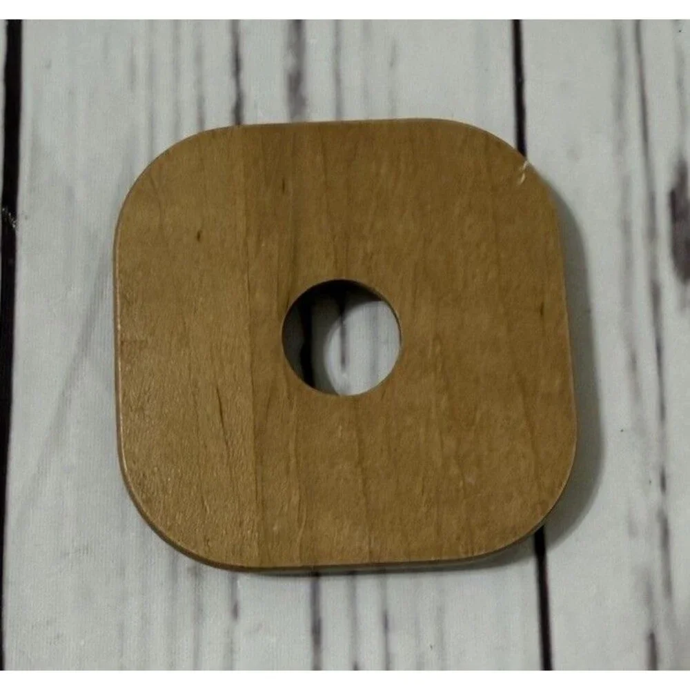Longaberger 2004 Paper Clip Keeper Woodcrafts Lid ONLY Square